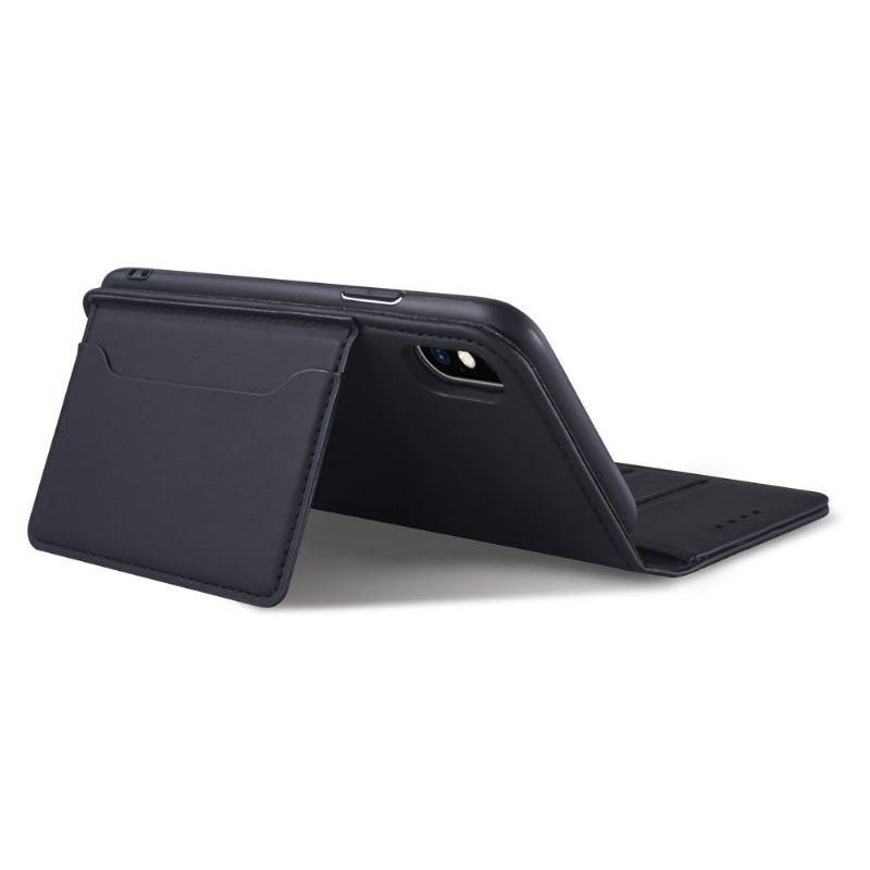 Cover voor iPhone X / XS Folio-hoesje Softtouch