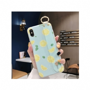 Hoesje voor iPhone X / XS Anti-fall Met Lemon Cove