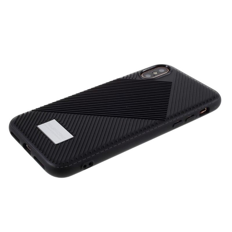 Hoesje voor iPhone X / XS Molan Cano Gestreept Effect