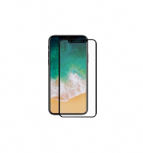 iPhone X / Xs Schermbeschermer Van Volledig Gehard Glas - Zwart