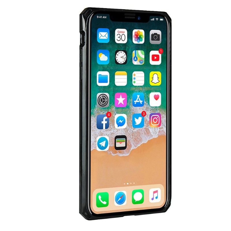 Telefoonhoesje voor iPhone X / XS Leren Kaarthouder