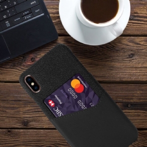 Telefoonhoesje voor iPhone X / XS Olympus Leereffect