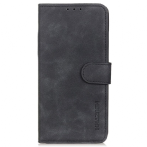 Leren Hoesje voor Vivo Y76 5G Khazneh Vintage Leereffect