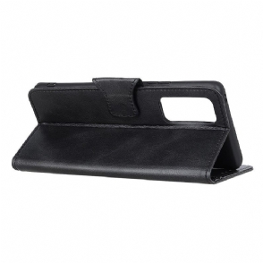 Cover voor Realme GT 5G Folio-hoesje Faux Leather Folio Stand Functie