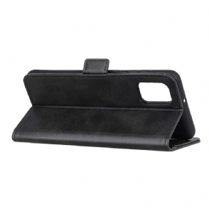 Cover voor Realme GT 5G Portemonnee Leren Matlederen Effect Cover