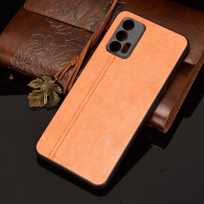 Hoesje voor Realme GT 5G Leereffect