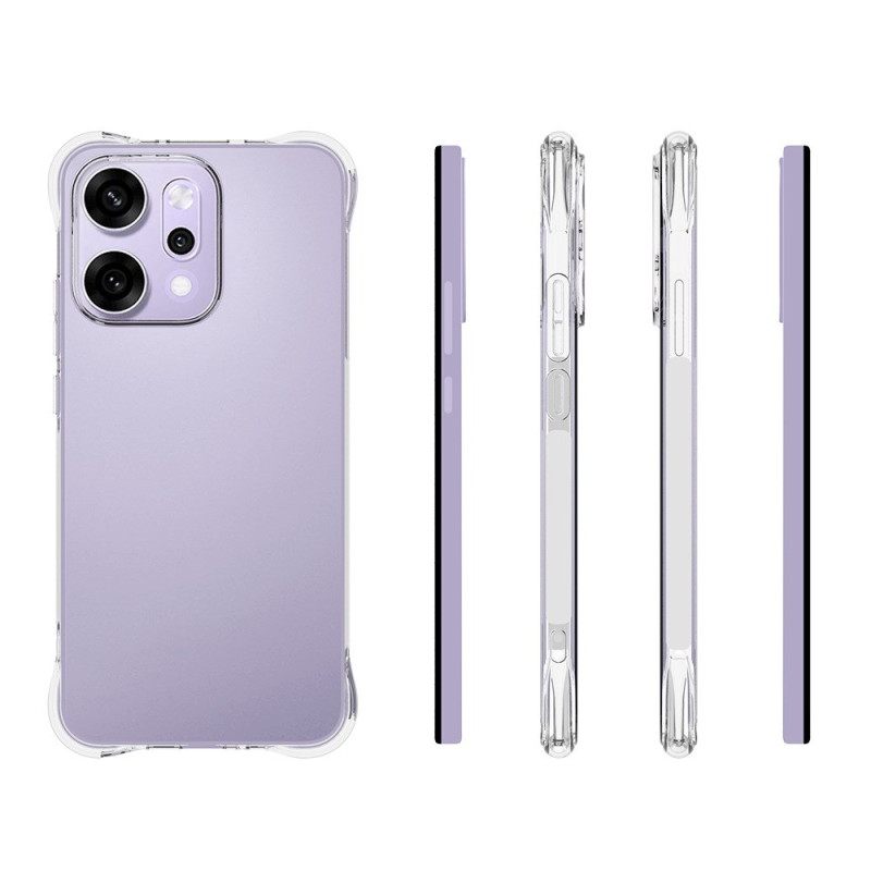 Cover Hoesje Oppo Reno 14 Pro 5g Telefoonhoesje Verstevigd Transparant