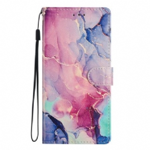 Folio-hoesje Oppo Reno 14 Pro 5g Aquarel Marmer