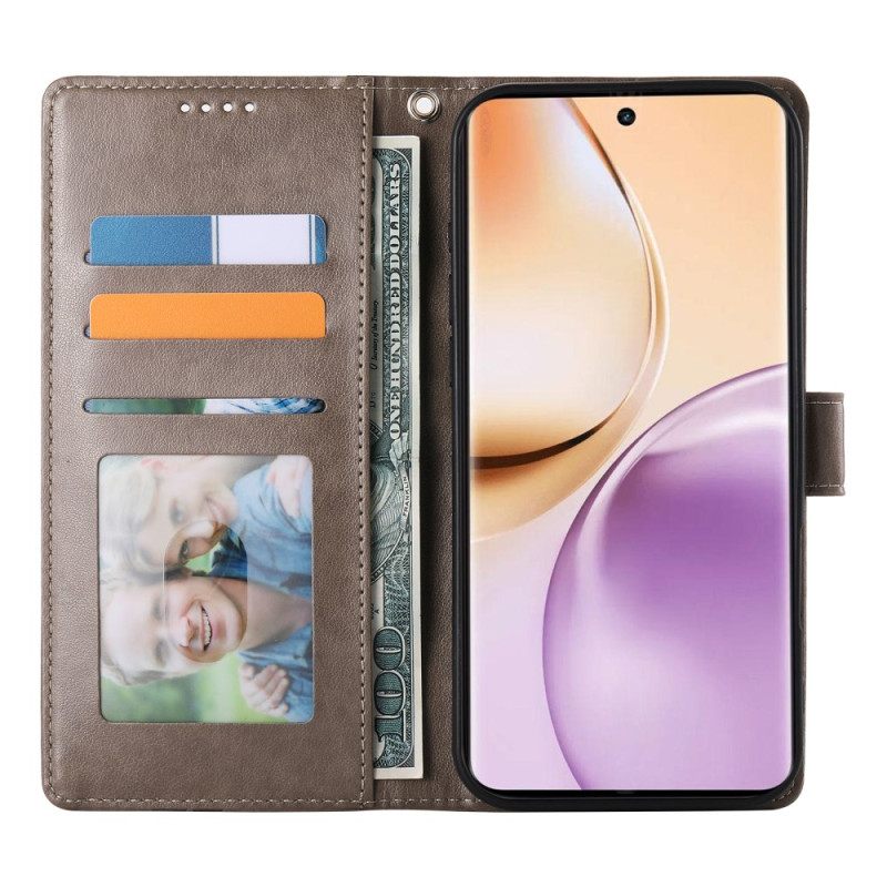 Folio-hoesje Oppo Reno 14 Pro 5g Telefoonhoesje Bloemenpatroon