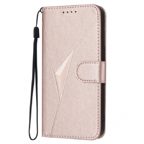 Folio-hoesje Oppo Reno 14 Pro 5g Telefoonhoesje Driehoekig Patroon