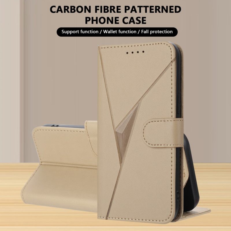 Folio-hoesje Oppo Reno 14 Pro 5g Telefoonhoesje Driehoekig Patroon