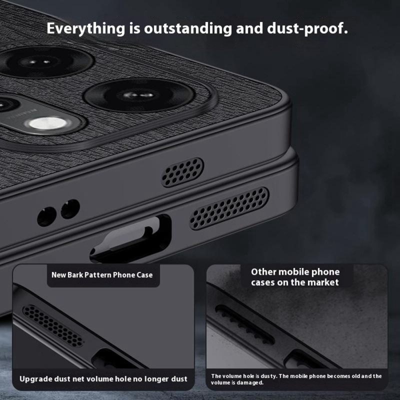 Hoesje Oppo Reno 14 Pro 5g Houtstructuur