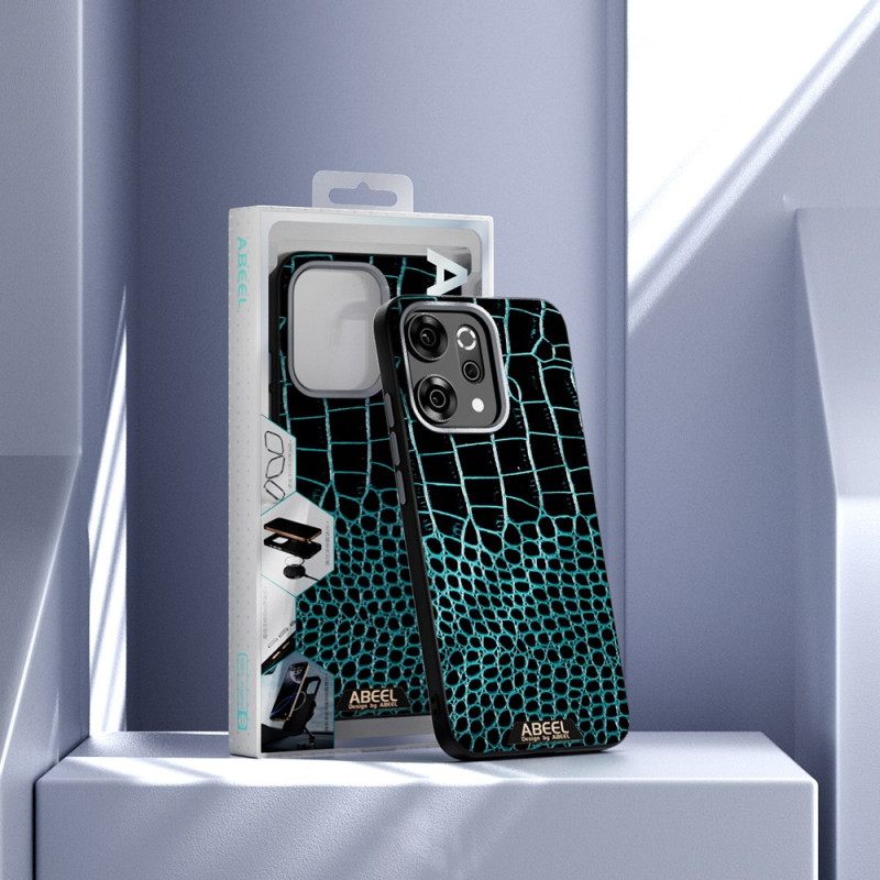 Hoesje Oppo Reno 14 Pro 5g Magsafe-compatibel Met Krokodillenprint Bescherming Hoesje