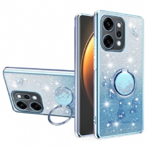 Hoesje Oppo Reno 14 Pro 5g Ringhouder Met Strass-steentjes