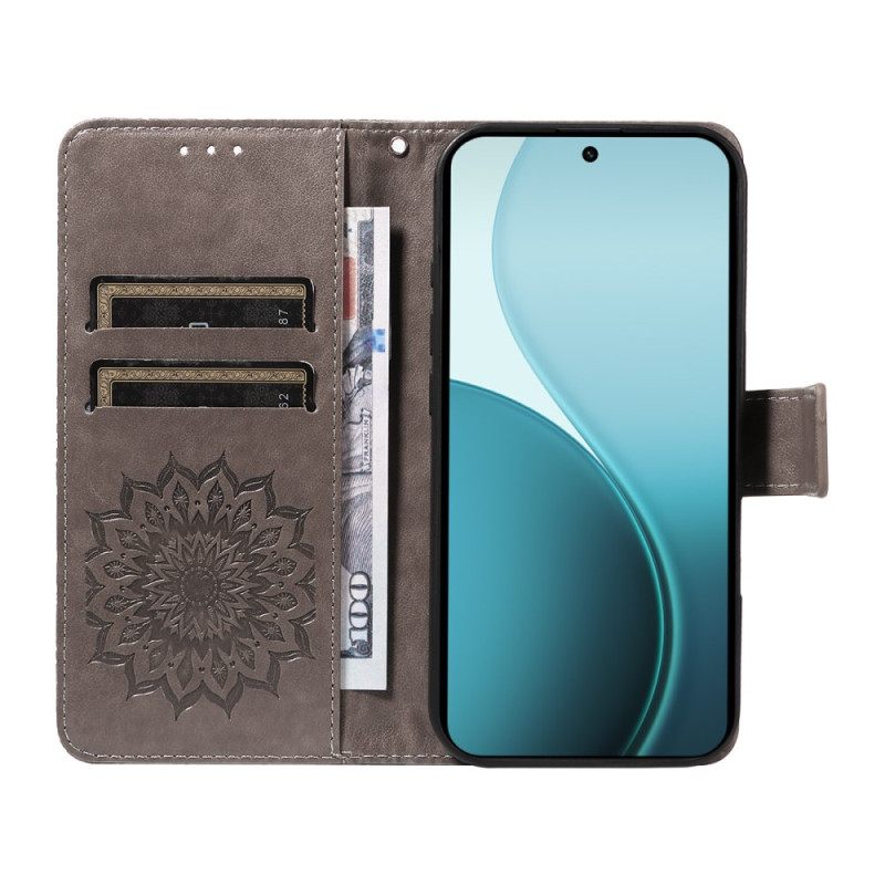 Leren Hoesje Oppo Reno 14 Pro 5g Mandala Bescherming Hoesje