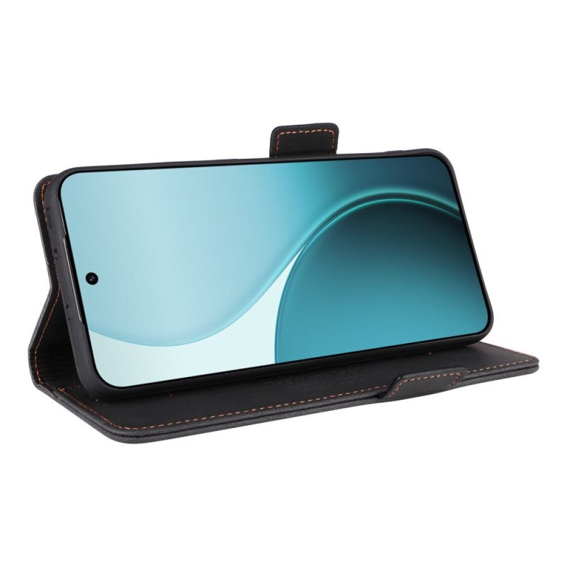 Leren Hoesje Oppo Reno 14 Pro 5g Vintage Suède-effect Bescherming Hoesje