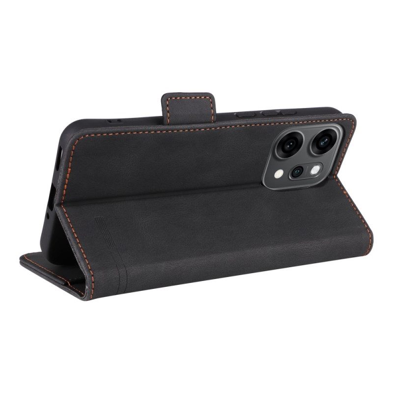 Leren Hoesje Oppo Reno 14 Pro 5g Vintage Suède-effect Bescherming Hoesje