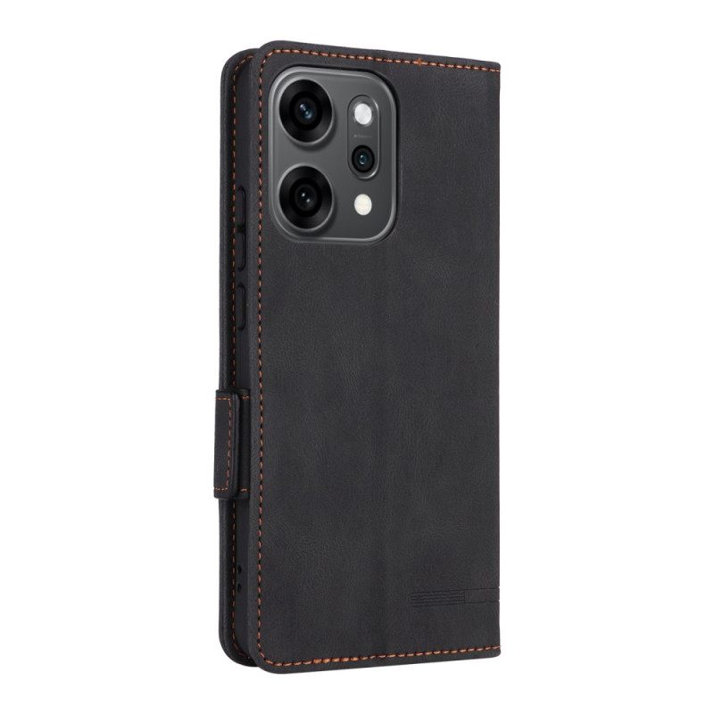 Leren Hoesje Oppo Reno 14 Pro 5g Vintage Suède-effect Bescherming Hoesje