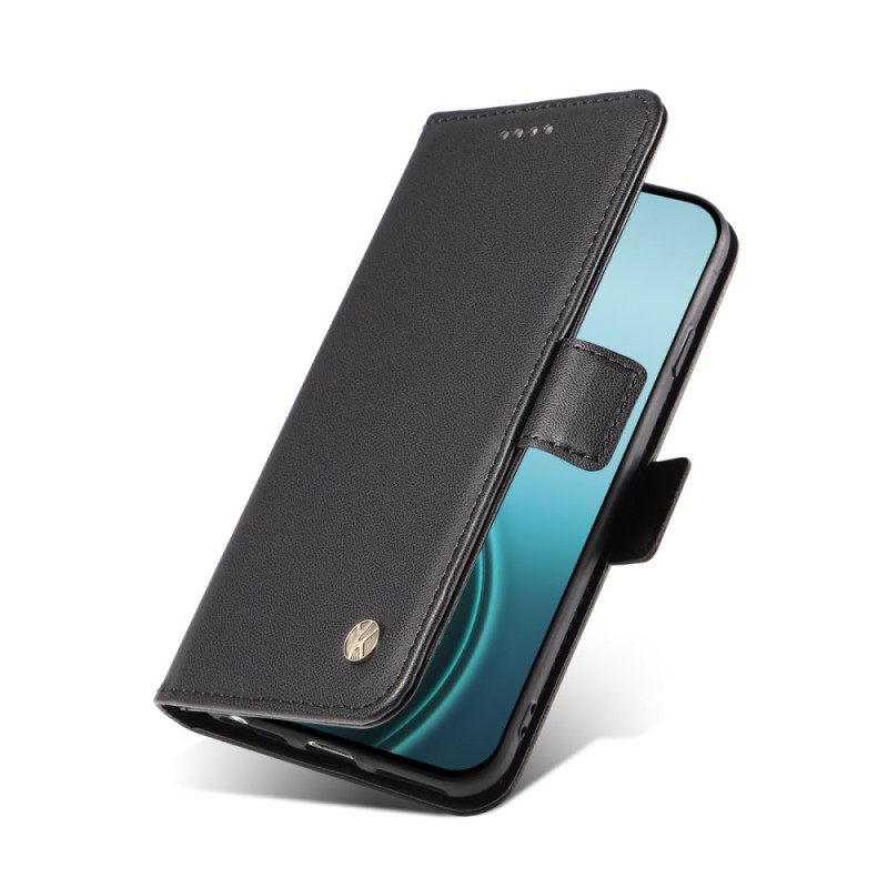 Leren Hoesje Oppo Reno 14 Pro 5g Yikatu Bescherming Hoesje