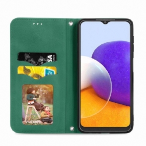 Samsung Galaxy A22 4G Zakelijk Retro Cover