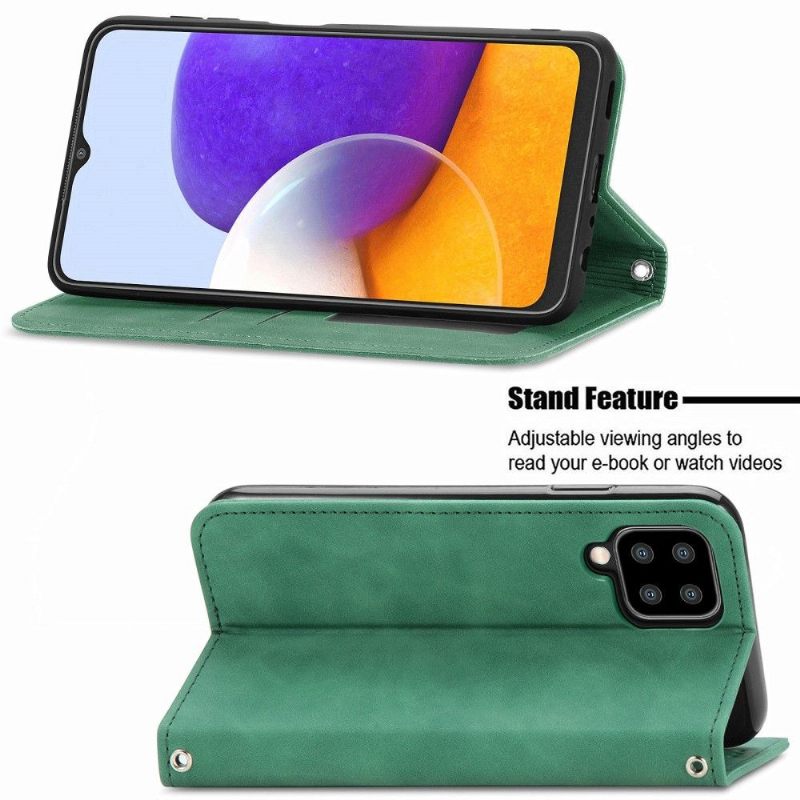 Samsung Galaxy A22 4G Zakelijk Retro Cover