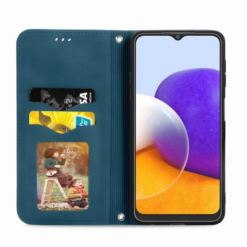 Samsung Galaxy A22 4G Zakelijk Retro Cover