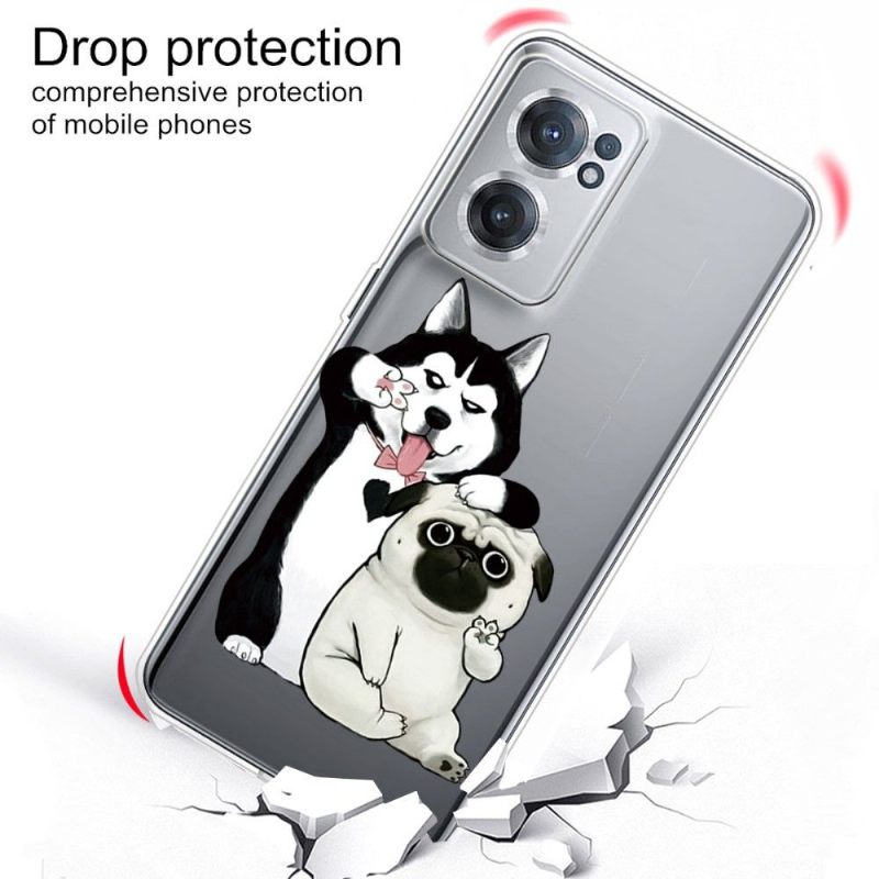 Hoesje voor OnePlus Nord CE 2 5G Anti-fall Honden
