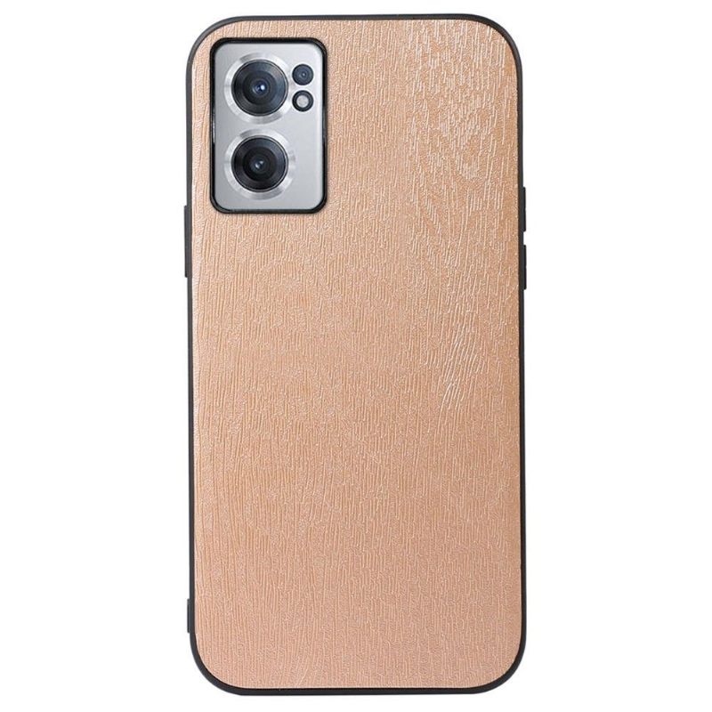 Hoesje voor OnePlus Nord CE 2 5G Anti-fall Houtlook Ledereffect