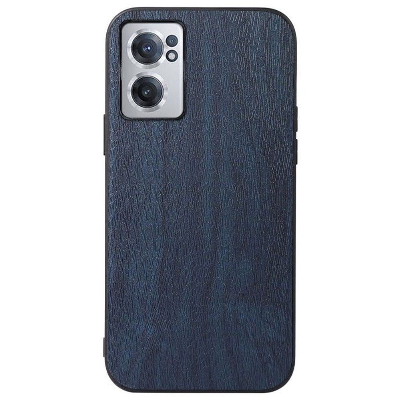 Hoesje voor OnePlus Nord CE 2 5G Anti-fall Houtlook Ledereffect