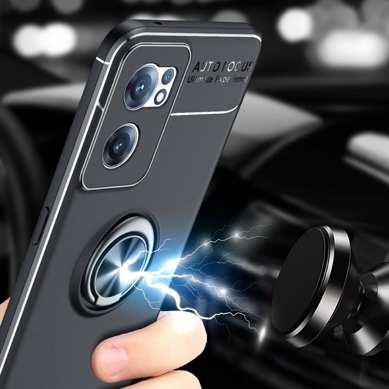 Hoesje voor OnePlus Nord CE 2 5G Anti-fall Siliconen Met Roterende Steun
