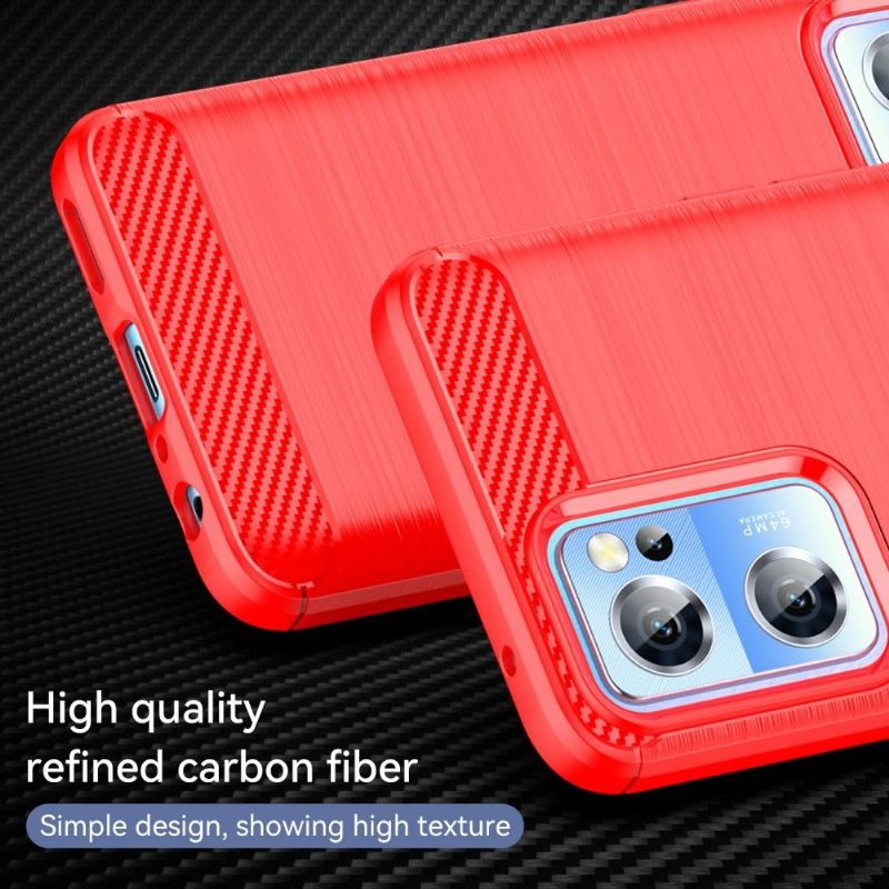 Hoesje voor OnePlus Nord CE 2 5G Geborsteld Siliconeneffect