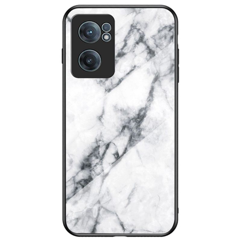 Hoesje voor OnePlus Nord CE 2 5G Lina Marmer Gehard Glas