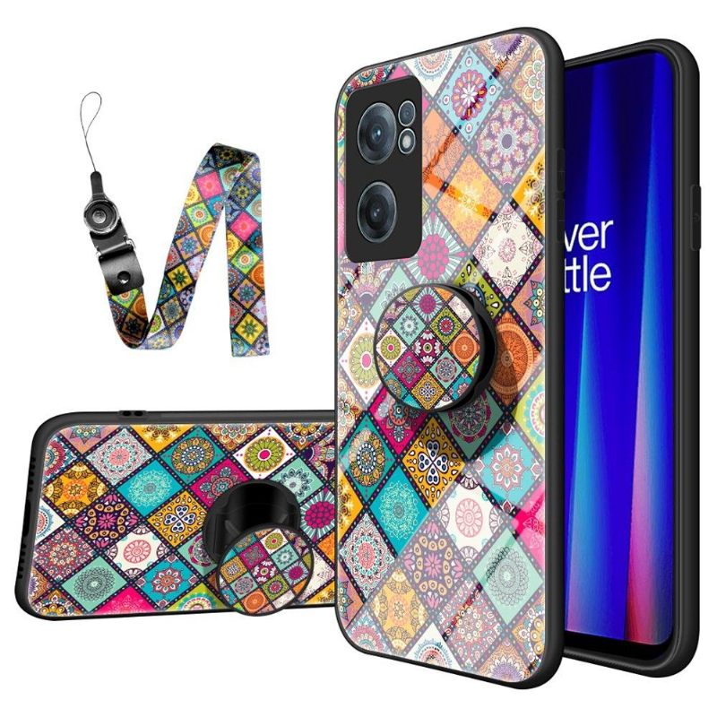 Hoesje voor OnePlus Nord CE 2 5G Mandala-caleidoscoop Met Standaard