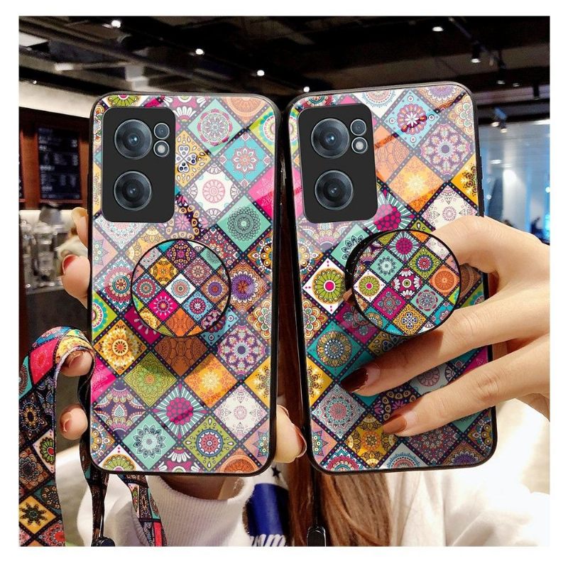 Hoesje voor OnePlus Nord CE 2 5G Mandala-caleidoscoop Met Standaard