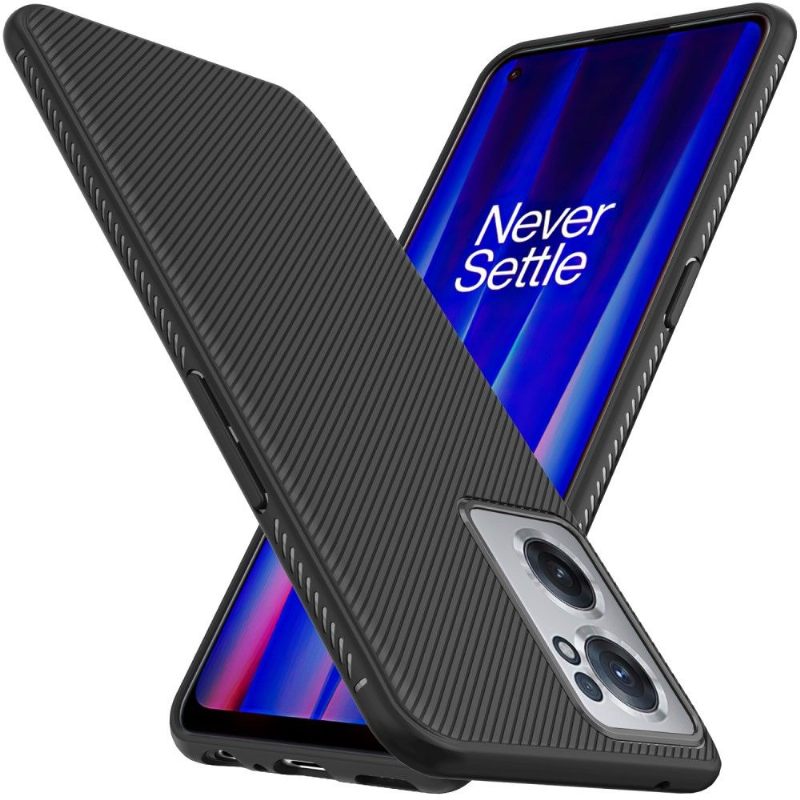 Hoesje voor OnePlus Nord CE 2 5G Siliconen Gestreept Effect