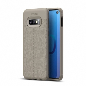 Telefoonhoesje voor Samsung Galaxy S10e Afwerkingsgel Van Kunstleer