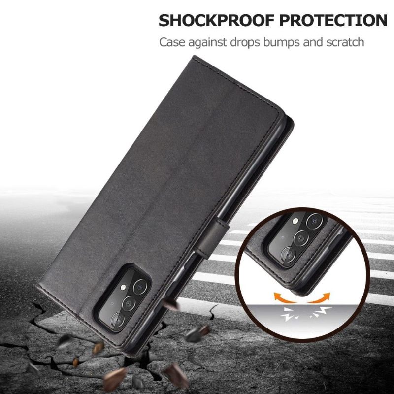 Case voor Samsung Galaxy A52 5G / A52 4G / A52s 5G Folio-hoesje Ledereffect Lc.imeeke
