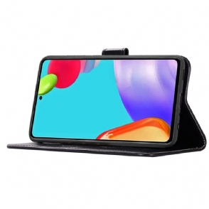 Folio-hoesje voor Samsung Galaxy A52 5G / A52 4G / A52s 5G Anti-fall Dromenvanger Uil