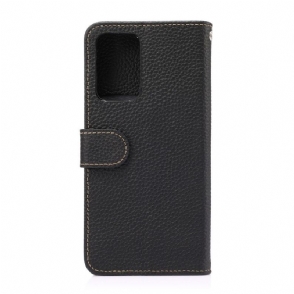 Folio-hoesje voor Samsung Galaxy A52 5G / A52 4G / A52s 5G Anti-fall Khazneh Leer