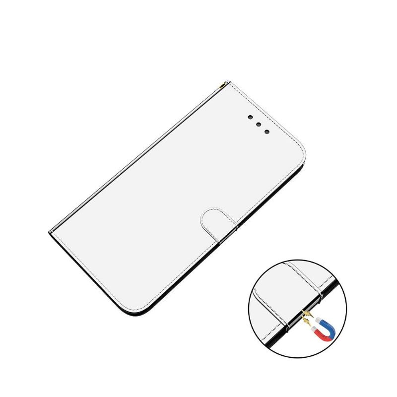 Folio-hoesje voor Samsung Galaxy A52 5G / A52 4G / A52s 5G Anti-fall Spiegeleffect Van Kunstleer