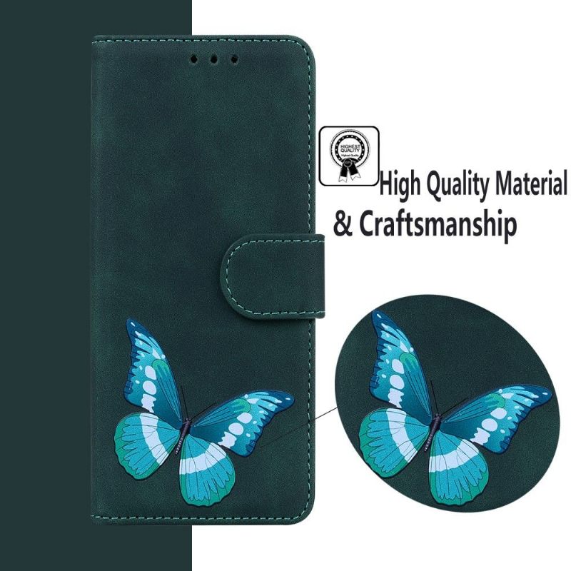 Folio-hoesje voor Samsung Galaxy A52 5G / A52 4G / A52s 5G Bescherming Hoesje Kleurrijke Vlinderbescherming