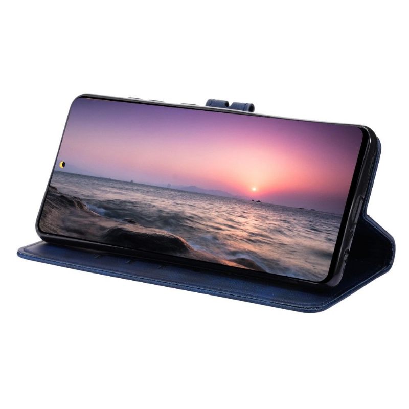 Folio-hoesje voor Samsung Galaxy A52 5G / A52 4G / A52s 5G Kitten Met Mat Leereffect