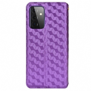Folio-hoesje voor Samsung Galaxy A52 5G / A52 4G / A52s 5G Ontwerpgeometrie