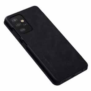 Folio-hoesje voor Samsung Galaxy A52 5G / A52 4G / A52s 5G Qin-serie Leereffect