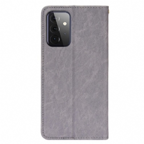 Folio-hoesje voor Samsung Galaxy A52 5G / A52 4G / A52s 5G Retro Kunstleer