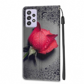 Folio-hoesje voor Samsung Galaxy A52 5G / A52 4G / A52s 5G Roze