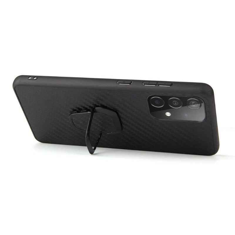 Hoesje voor Samsung Galaxy A52 5G / A52 4G / A52s 5G Anti-fall Koolstofvezelring