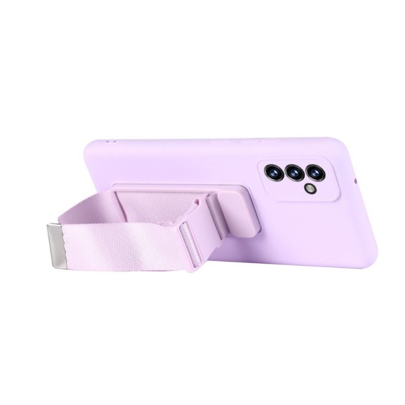 Hoesje voor Samsung Galaxy A52 5G / A52 4G / A52s 5G Bescherming Hoesje Bescherming Met Riem