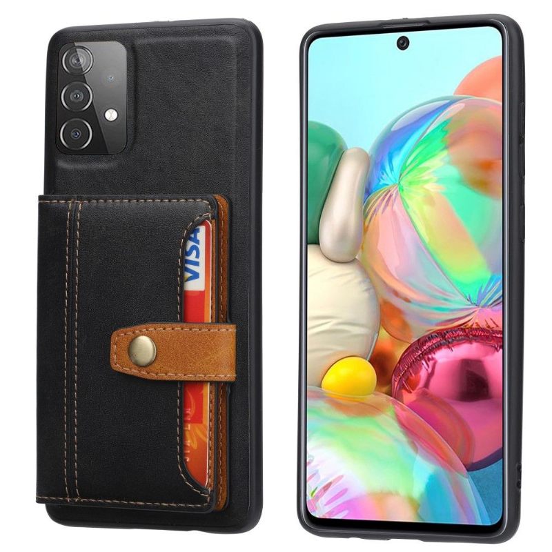 Hoesje voor Samsung Galaxy A52 5G / A52 4G / A52s 5G Portemonnee Leren Leereffect
