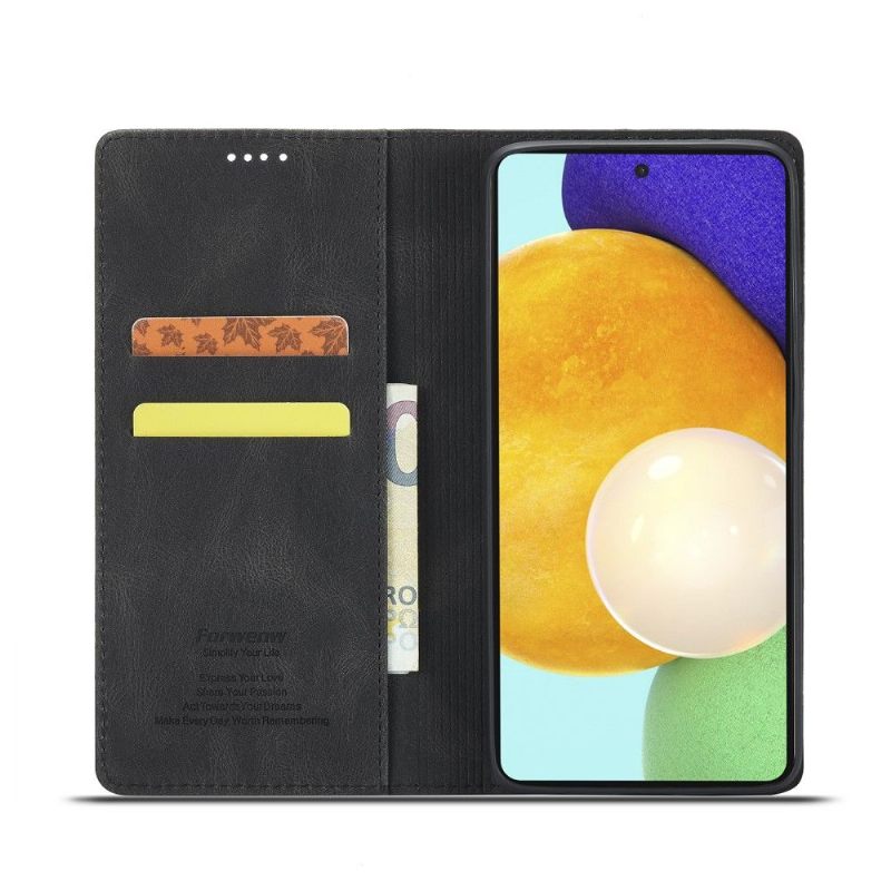 Leren Hoesje voor Samsung Galaxy A52 5G / A52 4G / A52s 5G Bescherming Forwenw F2-serie